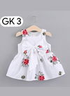 White Colour GURUKRUPA Fancy Stylish Party Wear Girls Kids Colllection GK-03